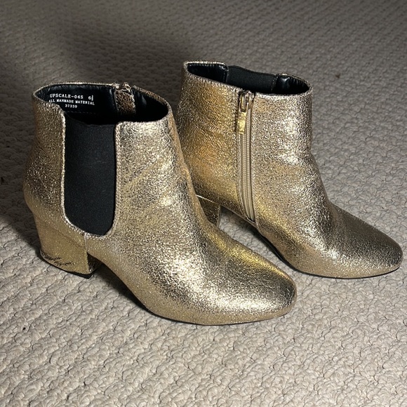 gold booties - Picture 3 of 5